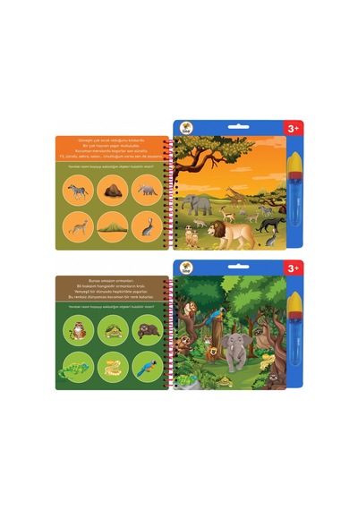 Aqua Magic Book Hayvanlar Sihirli Boyama Kitabı Tfl-1008