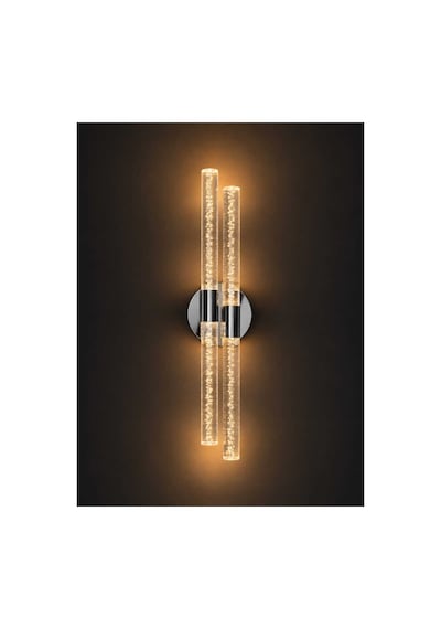 Bubbleflux Dubble Large 51 Cm Modern Tasarım Led Aplik - Duvar Lambası - Antrasit Gri - Pilli - Günışığı Antrasit Pilli