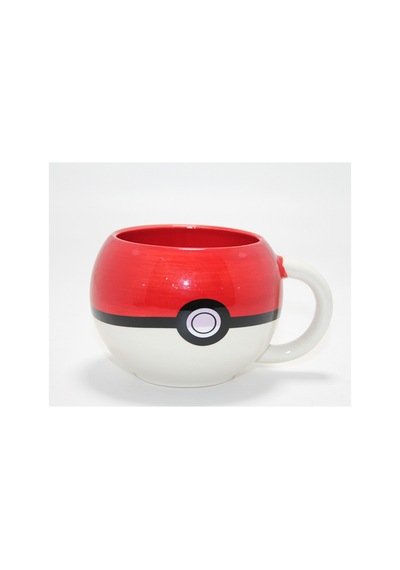 Pokemon Pokeball Tasarımlı 3d Porselenn Kupaa Bardak 5l