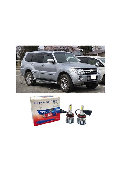 Mitsubishi Pajero Led Xenon Uzun + Kısa Far Ampulü H4 Duo Yeni Seri Beyaz