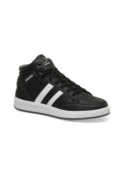 Kinetix Kort Pu Hı 4pr Siyah Unisex High Sneaker Siyah-beyaz-grı Siyah - Beyaz