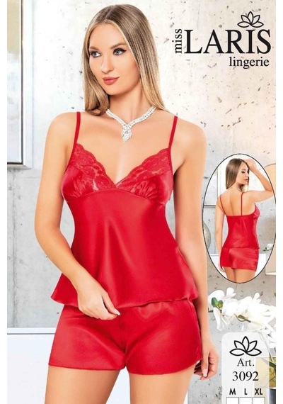 Miss Laris Lingerie 3092 Gecelik Kırmızı - 690169982 Kırmızı - 690169982 Kırmızı
