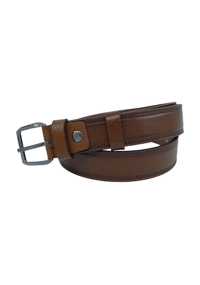 Süzer Deri Taba Hakiki Deri Dikişli 3.5 Cm.Lik Klasik Erkek Kemer - 311-28