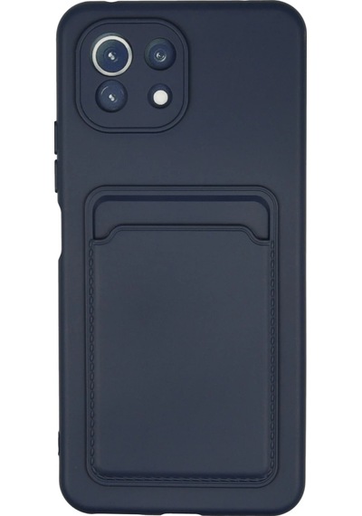 Uryport Xiaomi Mi 11 Kılıf Kelvin Kartvizitli Silikon - Lacivert