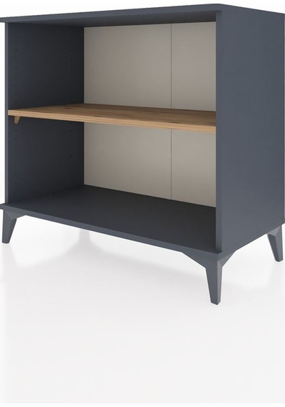 Hyperion Şifonyer Tek Raflı 88x44x80 Antrasit-çam Antrasit