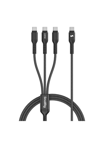 Smallrig 5079 3'ü 1 Arada Usb-c Güç Kablosu 120cm Siyah