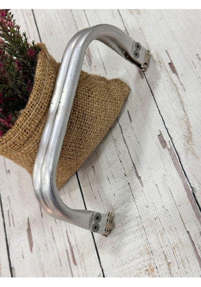 Metal Gizli Çanta Bursu 16 Cm 1 Adet Açık Gri - Gümüş