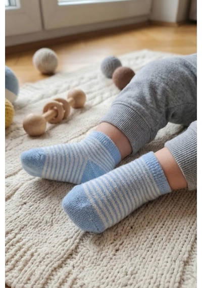Socketta 5'li Karışık Renkli Sürpriz Paket Erkek Bebek Pamuk Desenli Soket Çorap - Premium Çok Renkli Socketta 5'li Karışık Renkli Sürpriz Paket Erkek Bebek Pamuk Desenli Soket Çorap - Premium Çok Renkli