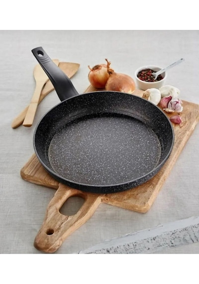 Diez 18 Cm Granit Ezme Tava Siyah Yapışmaz