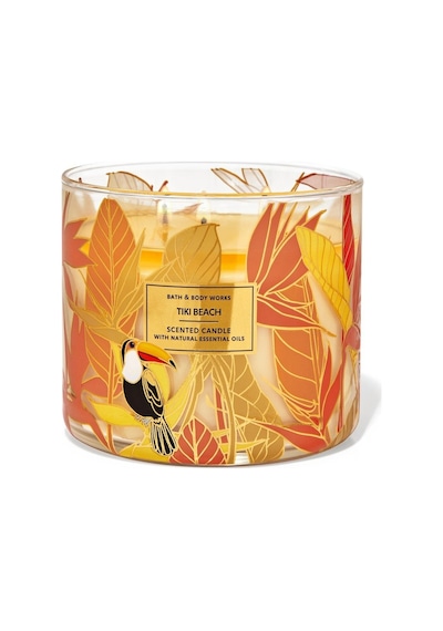 Bath & Body Works Tiki Beach Büyük Mum 411 G Çok Renkli