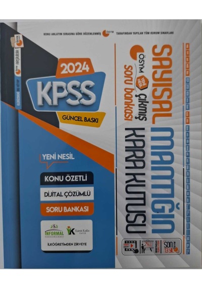KPSSnin Kara Kutusu Genel Yetenek-kültür Avantaj Set Çözüml.