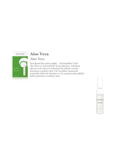 Arcaya Aloe Vera Cilt Onarıcı Ampul Serum 5 x 2 ML