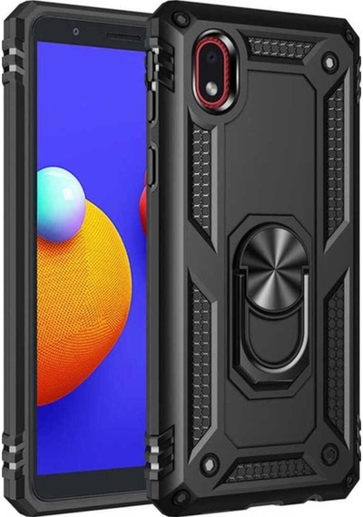 Galaxy A01 Core Kılıf Zore Vega Kapak Siyah