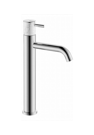 Fa-4021m Krom & Mermer Yüksek Lavabo Bataryası Krom