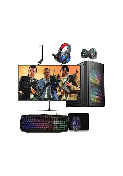Izoly AS00114 i5-3470 16 GB 256 GB SSD 320 GB HDD GT740 4 GB 22" Free Dos Masaüstü Oyuncu Bilgisayarı