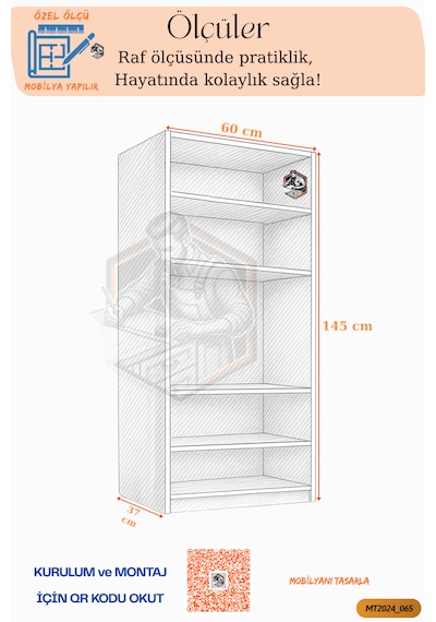 Tamamı Mdf 4 Kapaklı Mikrodalga/mini Fırın Dolabı Çok Amaçlı Mutf