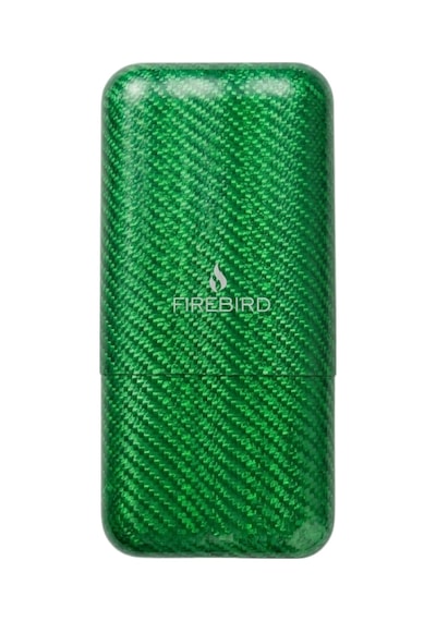Firebird Yeşil Karbon Desenli Üçlü Puro Kılıfı Trm4008