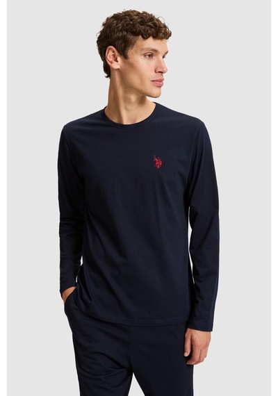 U.S. Polo Assn. Erkek Lacivert Pijama Takımı 50333268-vr033