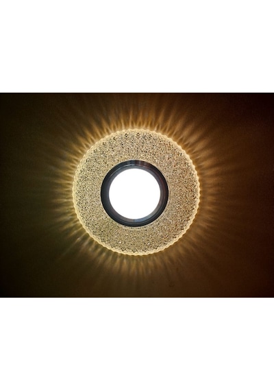 4 Adet Cata Ct 6615 Yağmur Led Efektli Dekoratif Cam Spot Kasası Gu10 Duy 3200k Gün Işığı Beyaz