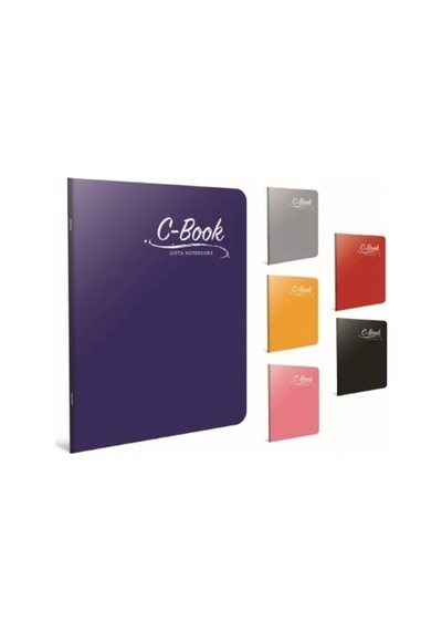 Gıpta C Book 60 Yaprak Defter Çizgili A4 Pp Karışık - 2 Adet Karışık/çok Renkli