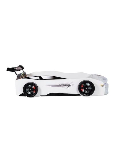 Beyaz Arabalı Yatak Sport Mst Işıklı +otopedik Yatak 90x190 Cm Beyaz Arabalı Yatak Sport Mst Işıklı +otopedik Yatak 90x190 Cm