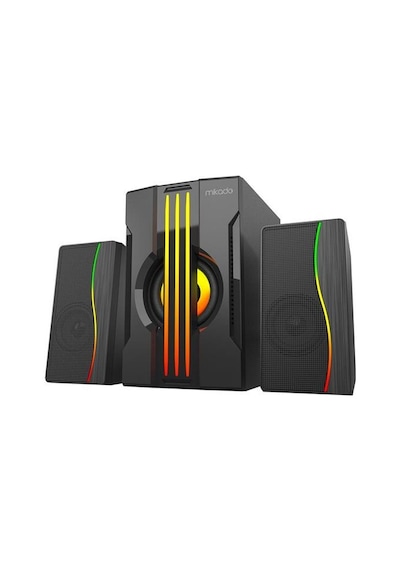 Mıkado Md-254 2+1 25w 5w 2+15w Usb+sd+fm Bluetooth Destekli Rgb Ses Sistemi