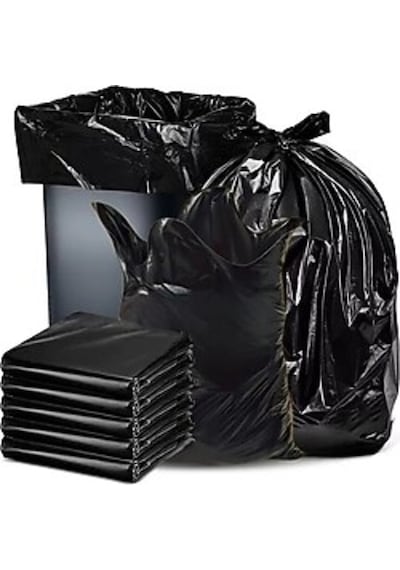 Ethex Büyük Boy Siyah Renk Çöp Torbası 50 Paket - 65x80 Cm