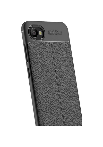 Htc Desire 12 Kılıf Deri Tarzı Niss Silikon Case