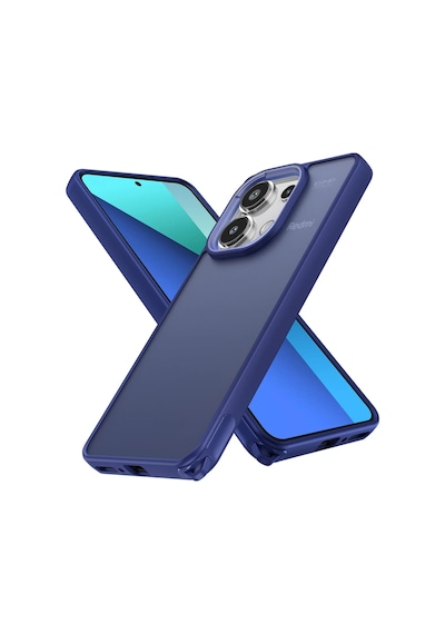 Newface - 953 - Xiaomi Redmi Note 13 Pro 4g Kılıf Elegant Kapak - Csmo-tex - - Lacivert