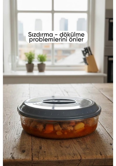 Yuvarlak Borcam Kapağı Sızdırmaz Plastik Malzeme İle Üretilmiş Esnek Ve Dayanıklı Kapak Gıda Saklama Ve Taşıma İçin Uygun Pratik Kullanımlı Yedek Kapak Diğer 11862655