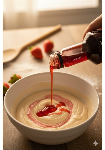 Çilek Aromalı Konsantre Şurup 700 Ml Kokteyl, Kahve, Smoothie Ve Tatlılar İçin Profesyonel Kullanım