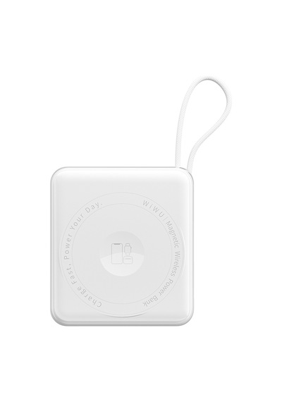 Wiwu Xf17 Mag Plus Serisi M-safe Şarj Özellikli 3in1 15w Taşınabilir Powerbank 10.000mah Beyaz