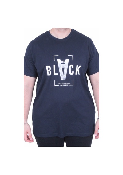 Moc Grande Mocgrande Erkek Büyük Beden Sıfır Yaka Tişört Black 26135 Lacıvert Lacivert Moc Grande Mocgrande Erkek Büyük Beden Sıfır Yaka Tişört Black 26135 Lacıvert Lacivert