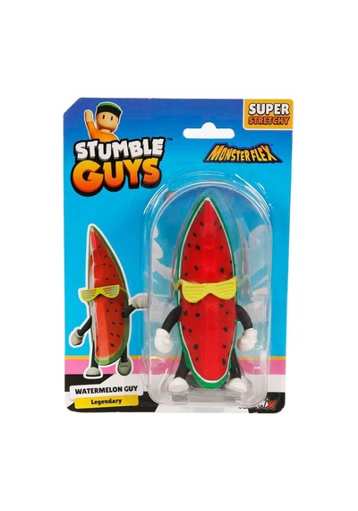 Monster Flex Stumble Guys Super Stretch Figür - Watermelon Guy