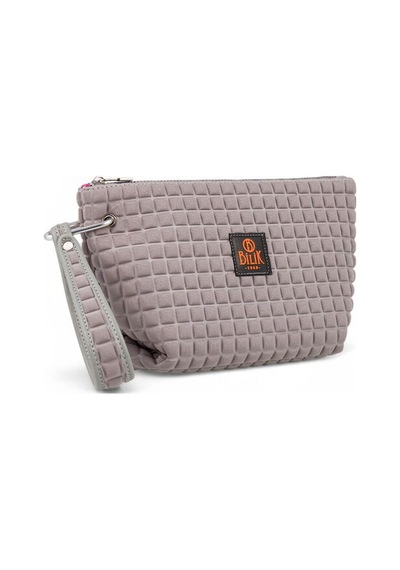 Bilik Deri Scuba Gri Kadın Portföy & Clutch Çanta Yeliz Gri
