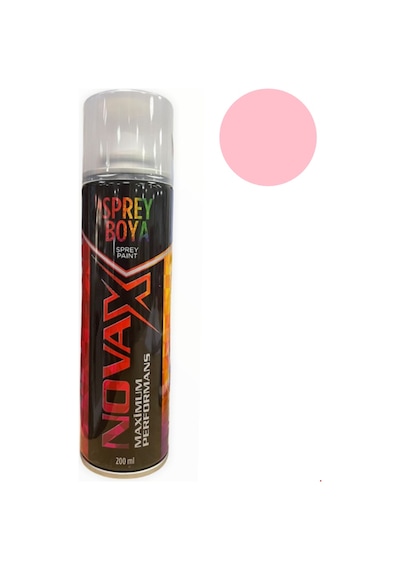 Novax Pembe Sprey Boya 200 Ml