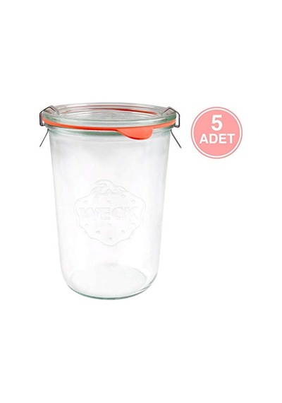 850 Ml Cam Saklama Kavanozu 5 Adet Diğer