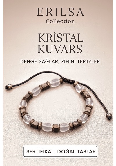 Sertifikalı Ham Kristal Kuvars Bileklik  Temizleyici Zihin leyici Şeffaf