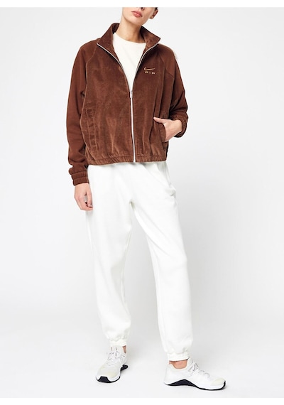 Air Corduroy Fleece Full-zip Kadın Ceket Ndd Sport Kahverengi