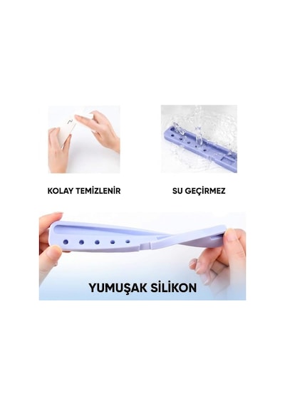 Dokunmatik Kalem Saklama Kutusu Kalem Ve Uç Organizer Kılıf Sert Kasa + Yumuşak Silikon İç Beyaz