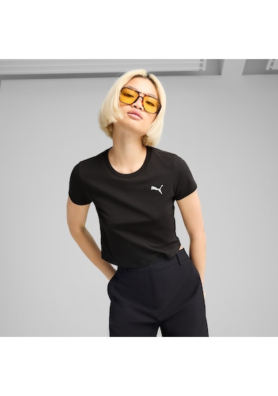 Puma Essentials Kadın Siyah Tişört 629745-01 Siyah