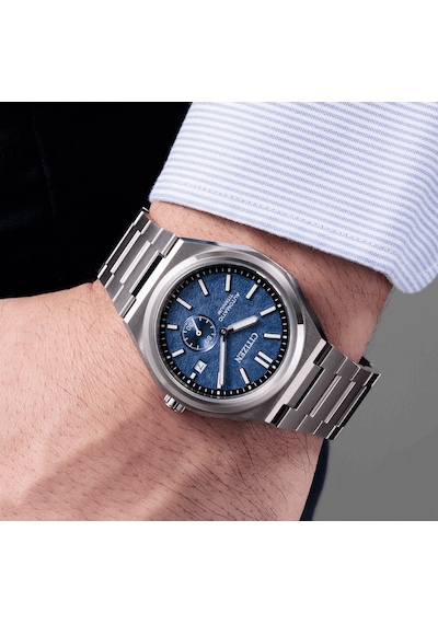 Citizen Nj0180-80l Zenshin Super Titanium Small Seconds Erkek Kol Saati Titanyum