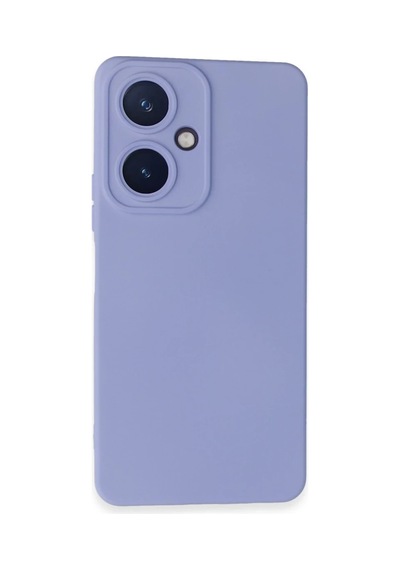 Vivo Y27 Kılıf Nano İçi Kadife Silikon - Lila 0.2M-Çok Renkli