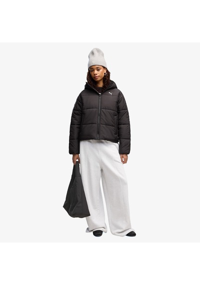 Puma Essential Relaxed Padded Kadın Siyah Ceket 638554 Çok Renkli