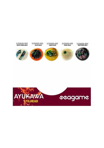 Seagame Ayukawa Tg Head 60g Tai Rubber Slider