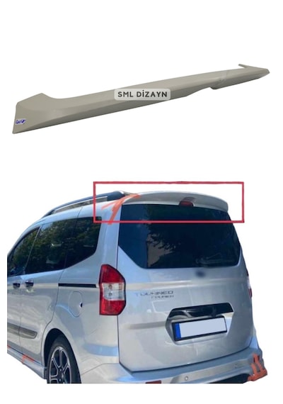 Ford Courier Spoiler Bagaj Üstü Tavan Spoyler 2014-2023