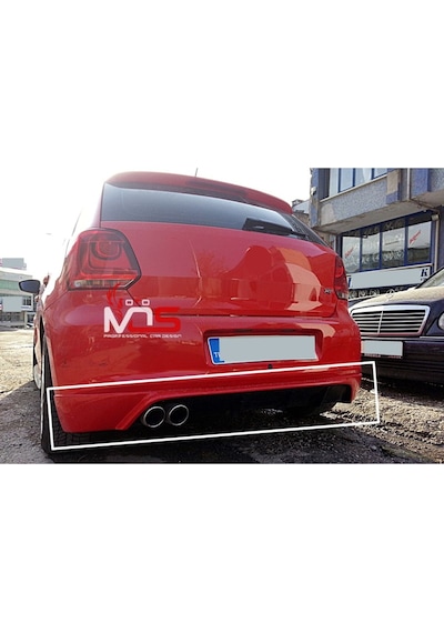 Vw Polo 6r 2010-2015 Arka Tampon Eki Fiberglass Boyasız
