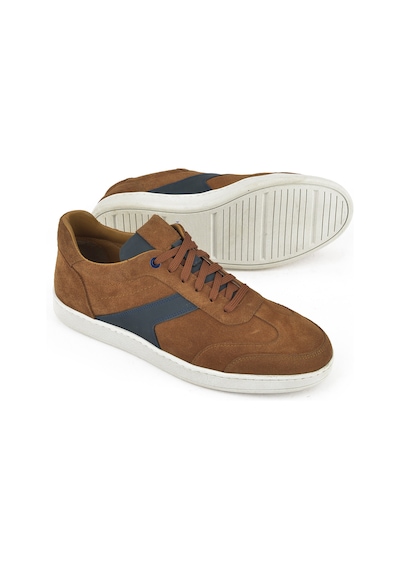 Ziya, Erkek Hakiki Deri Sneaker 151983zx30 Taba 151983zx30 320 Taba