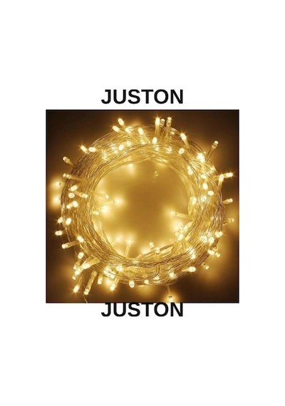 Jasper 10 Metre 100 Ledli Fişli Led, Dekor Lambası Gün Işığı Yılbaşı Ağacı Işığı Beyaz