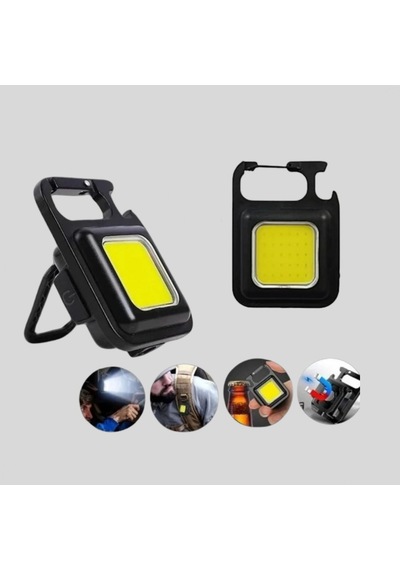 Süper Parlak 800 Lümen Led Fener Usb Şarjlı, 3 Işık Modlu, Mini Taşınabilir Ve Anahtarlık Tipi Yen Çok Renkli